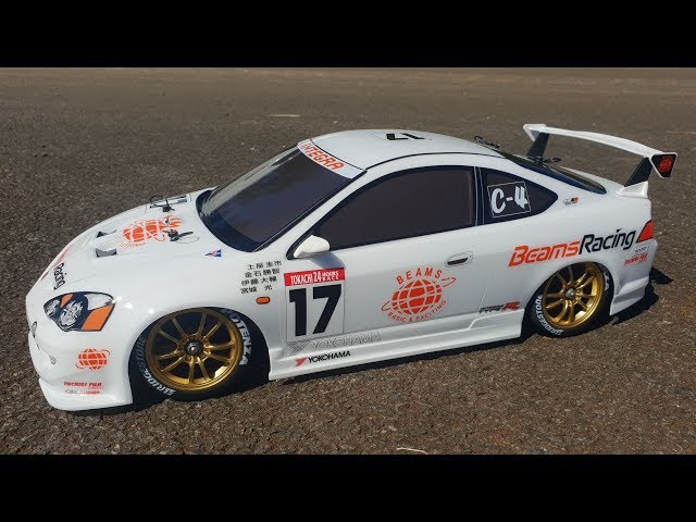 RC Honda, Beams Integra Type R, Tamiya glow engine kit # 44040