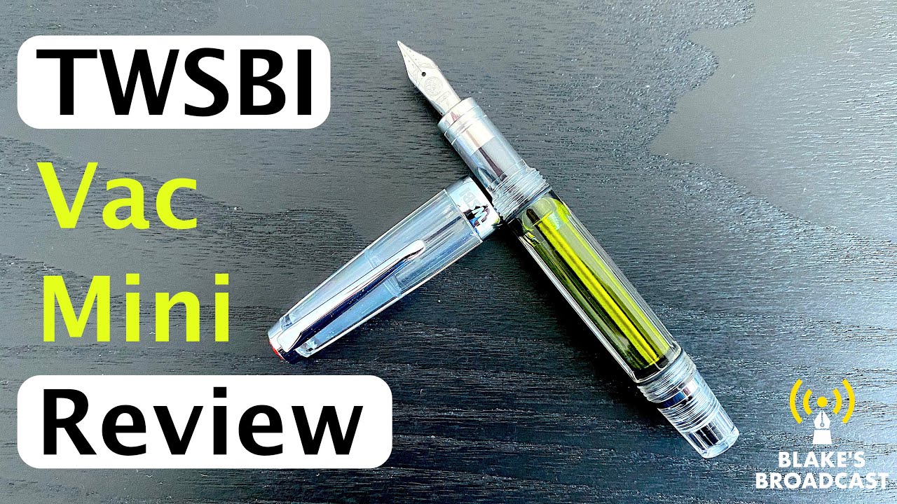 TWSBI Vac Mini Fountain Pen Review - YouTube