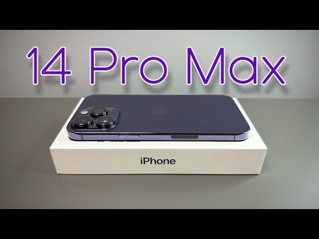 iPhone 14 Pro Max Deep Purple Unboxing & First Impressions! - YouTube