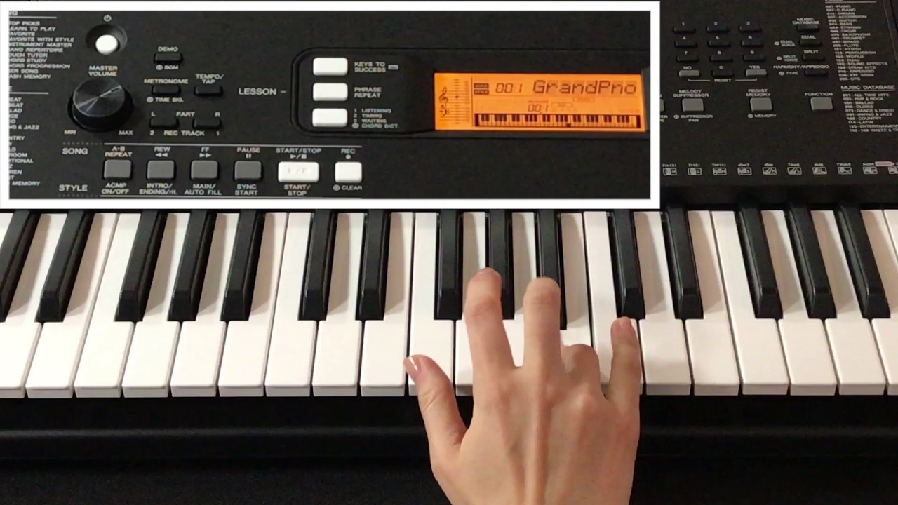 ヤマハ | PSR-E263 - ポータブルキーボード - 音声・動画