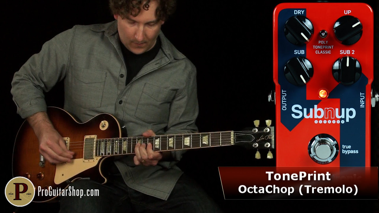 TC Electronic Sub 'N' Up Octaver - YouTube