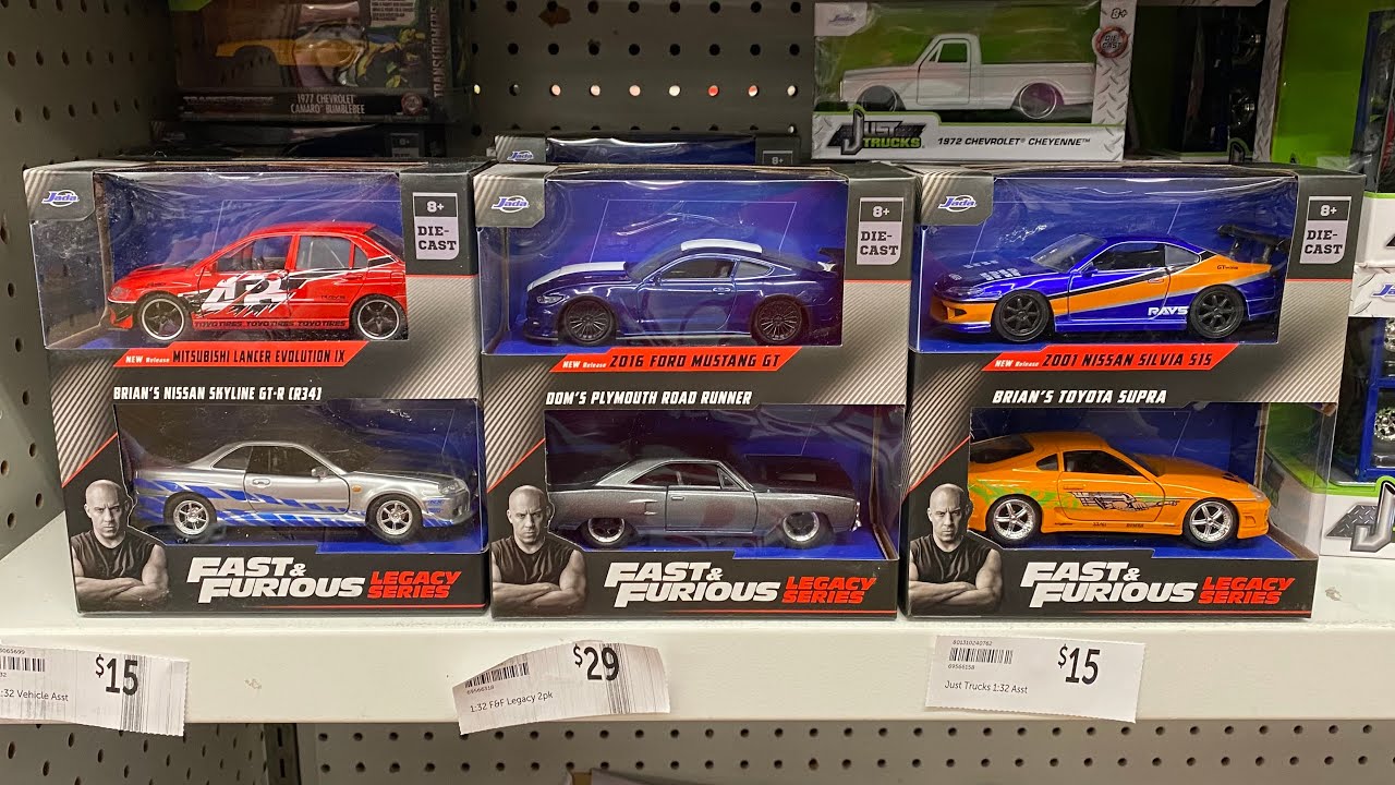 JADA Fast & Furious Legacy Series 12台セット 2 Pack Fast & Furious