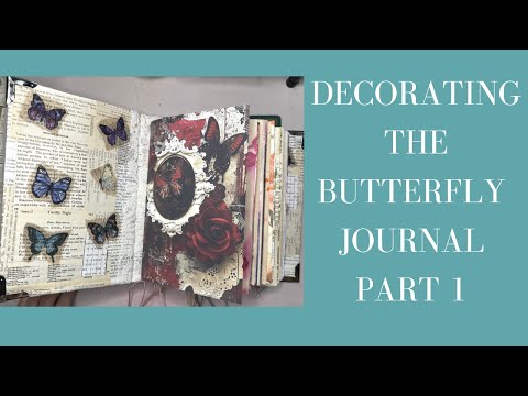 Amimi♪ジャンクジャーナル風☆Bee&butterfly Decorating the