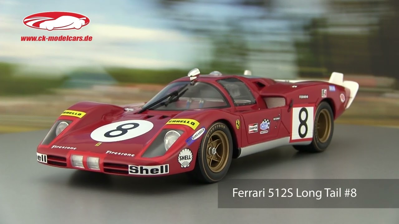 WERK83 1:18 Ferrari 512S #8 24h LeMans 1970 Merzario, Regazzoni