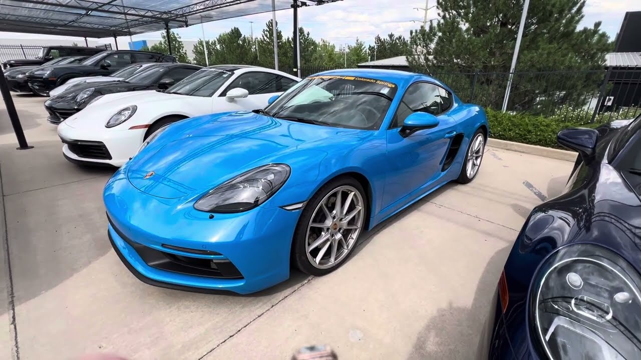 2024 Shark Blue 718 GTS MANUAL Certified 719-219-5044 - YouTube