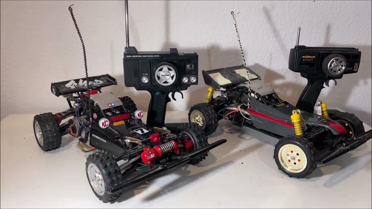 Tamiya HOTSHOT vintage 1985 tear down for restoration 1/10 RC car
