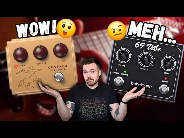 I tested the new Behringer Centaur and 69 Vibe - YouTube