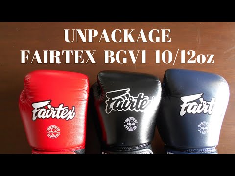 Fairtex開封 ボクシンググローブ購入 フェアテックス - YouTube