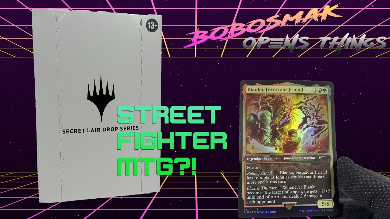 Unboxing: Secret Lair x Street Fighter (Magic the Gathering) FOIL