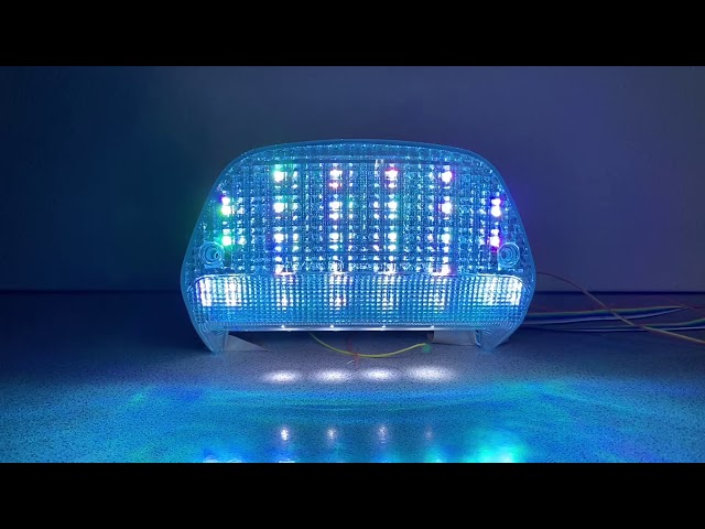 キット込ZRX400/1100☆RGB 流星テールランプLEDユニット☆