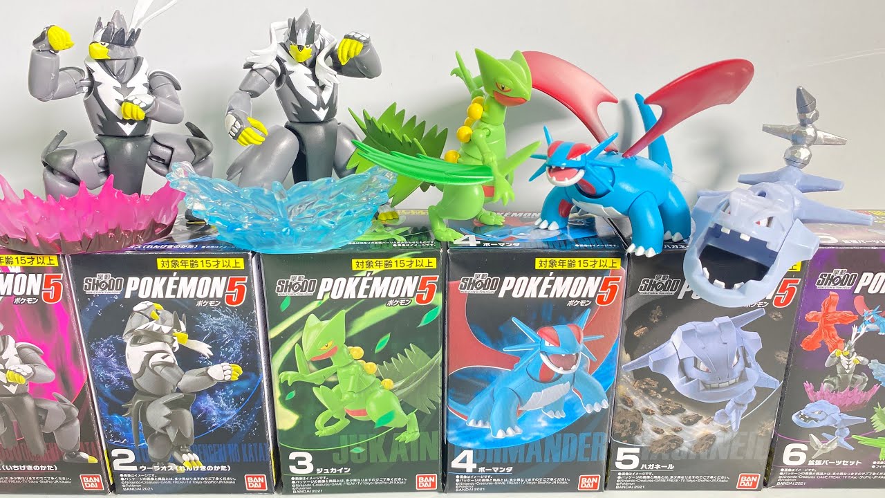 SHODOポケモン詰め合わせセット Let's open and assemble all