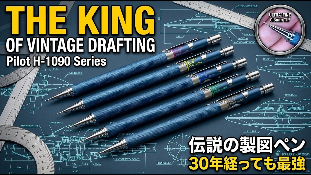 The Coolest Wooden Grip Vintage PILOT Pencil You've Never Seen