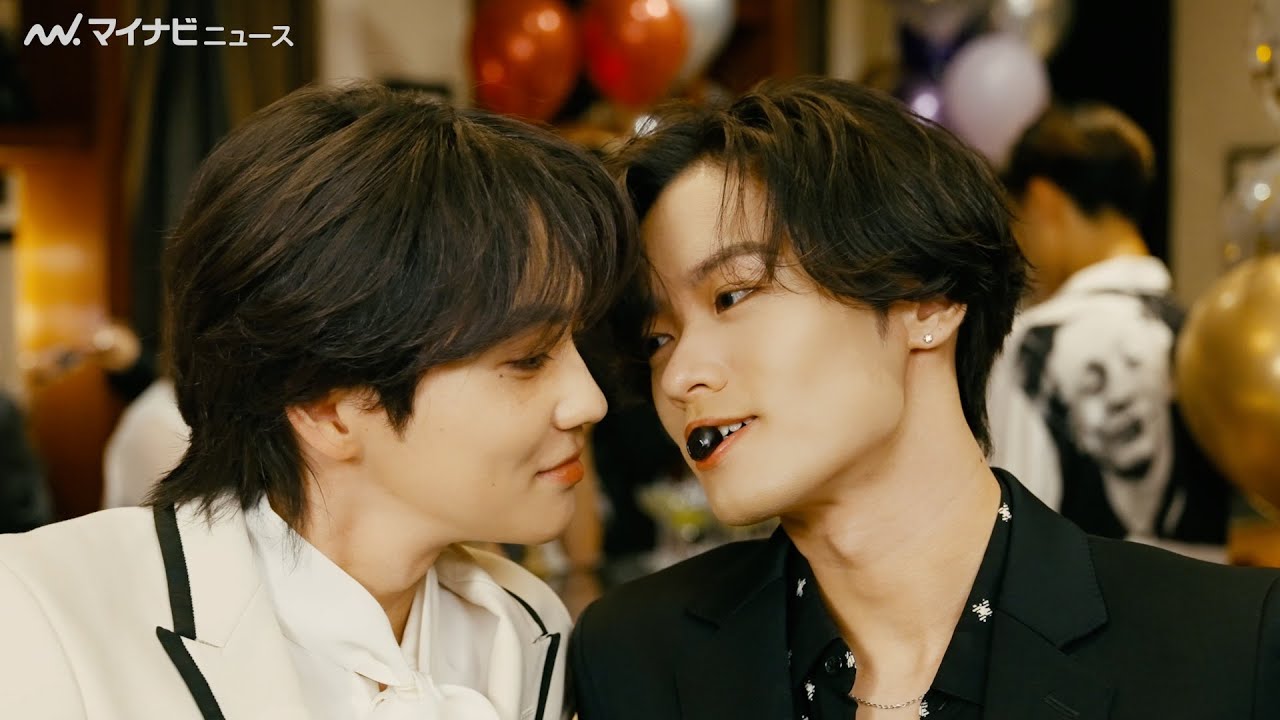 THE RAMPAGE川村壱馬＆吉野北人、超至近距離で見つめ合う！美しすぎる