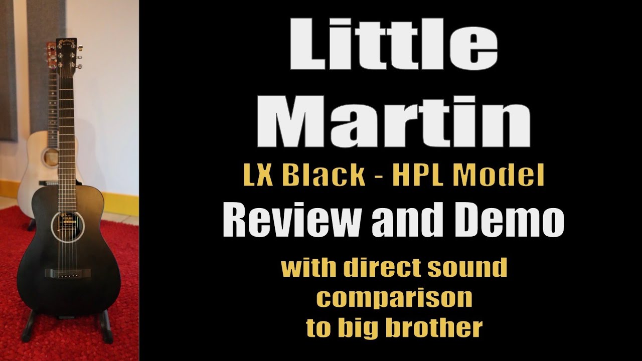 Little Martin LX Black Demo and Review - YouTube