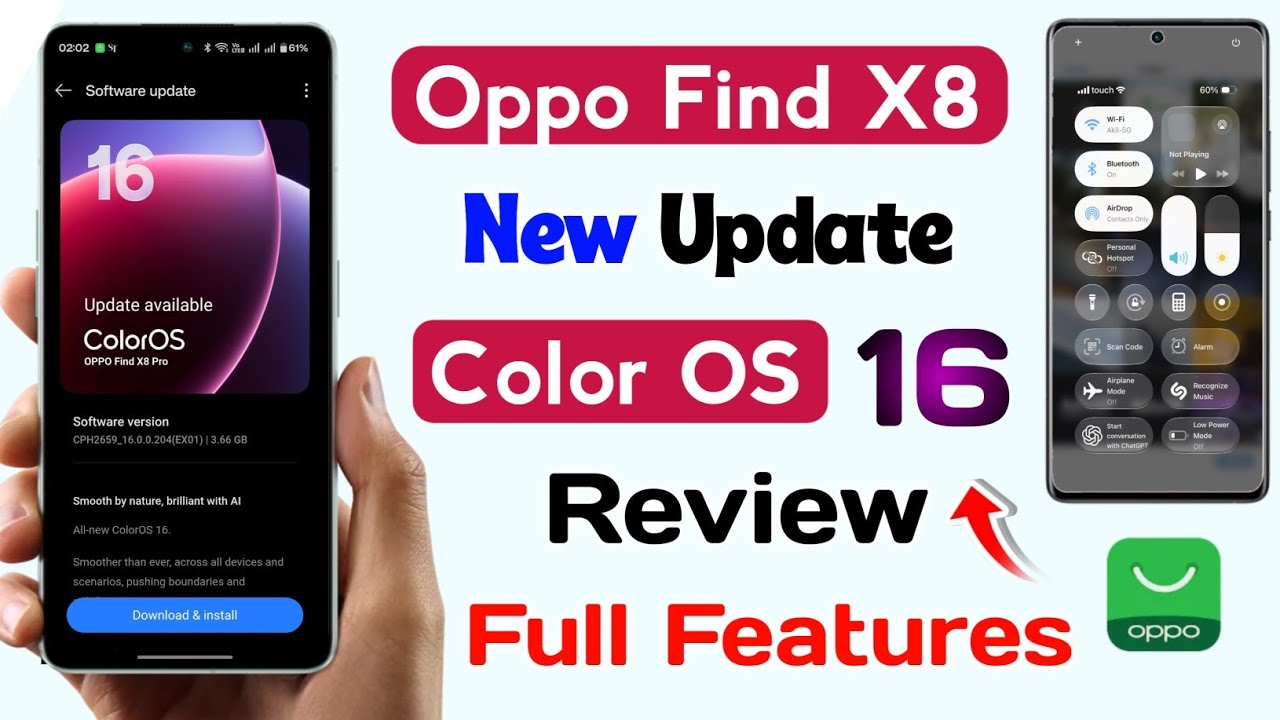 oppo find x8 color os 16 with android 16 update | oppo find x8