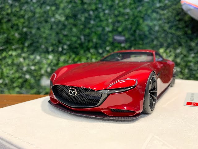 1/18 Mazda RX-Vision 2015 Soul Red Crystal Metallic EML023 - YouTube