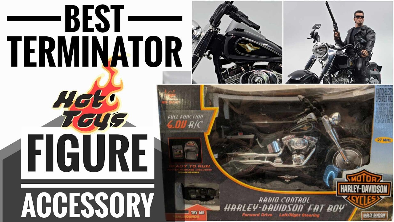 BEST HOT TOYS TERMINATOR ACCESSORY - FAT BOY MOTORCYCLE Harley