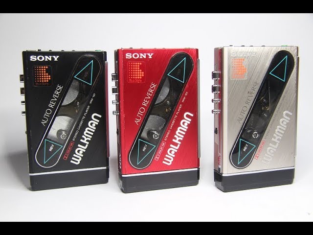 Sony Walkman WM-101 in Black, Red and Silver - YouTube