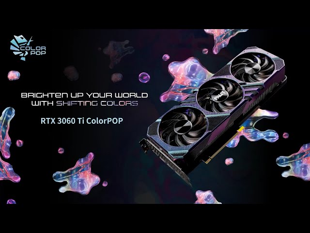 Palit GeForce RTX 3060 Ti ColorPOP | The First Ever Color-Shifting