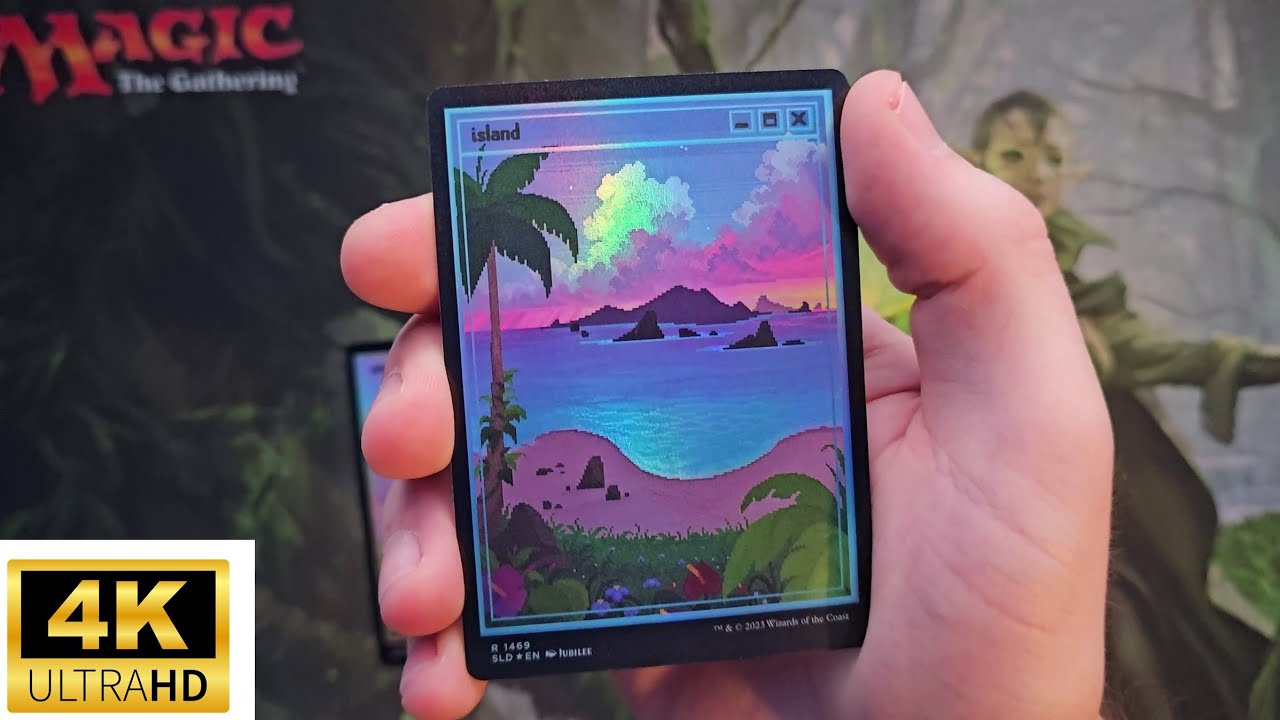 マジック：ザ・ギャザリング MTG secret lair PixelLands.jpg Foil