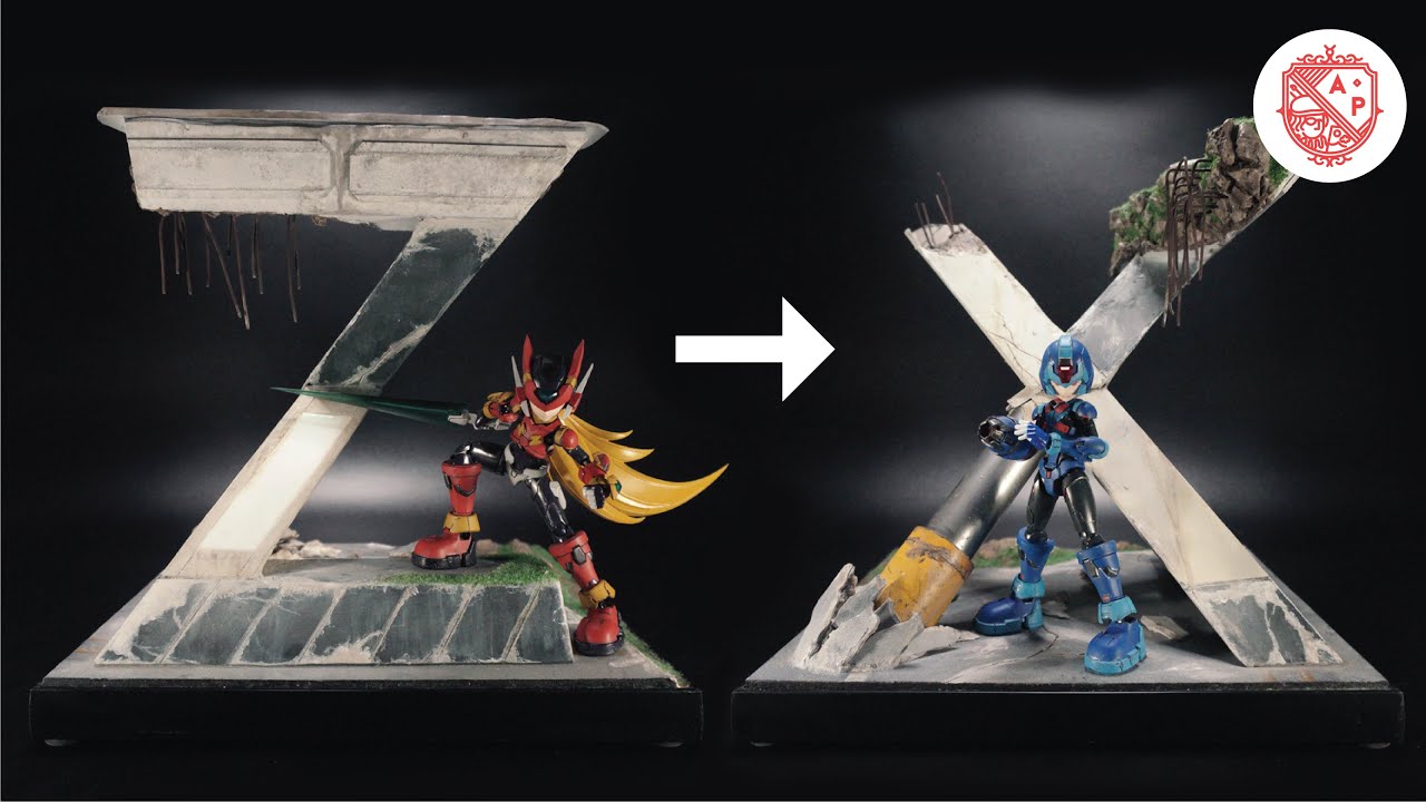 Optical Illusion Diorama Mega Man ZX - It's Not That Hard..? - YouTube