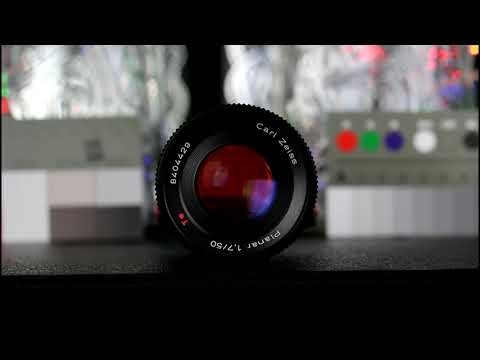The Contax 50mm F1 7 Planar MM Lens - YouTube