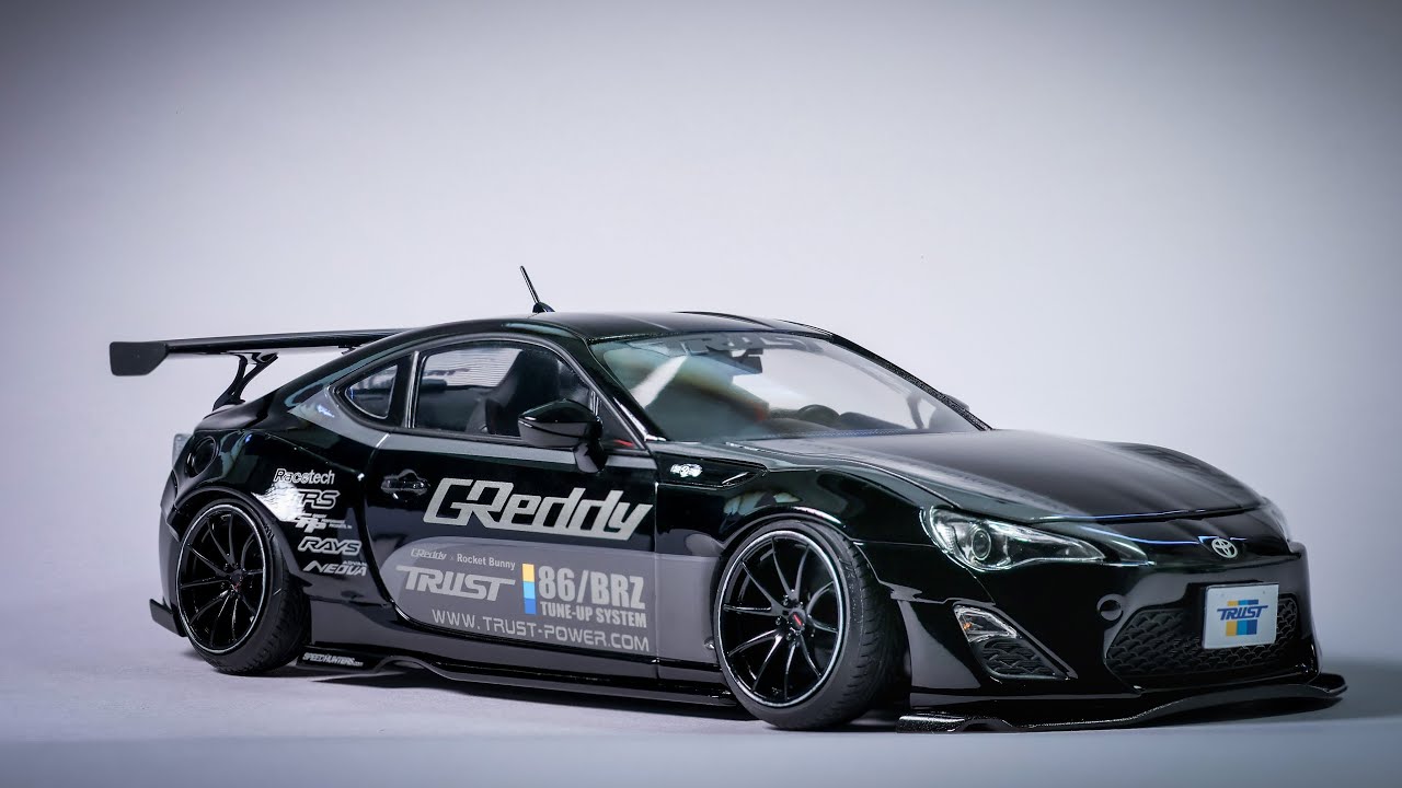 世界に1台！アオシマ 1/24 トヨタ 86 グレディ ロケバニ 完成品 1/24