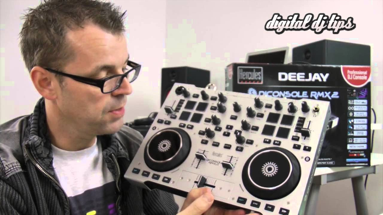 Hercules DJ Console RMX2 Controller Review - YouTube