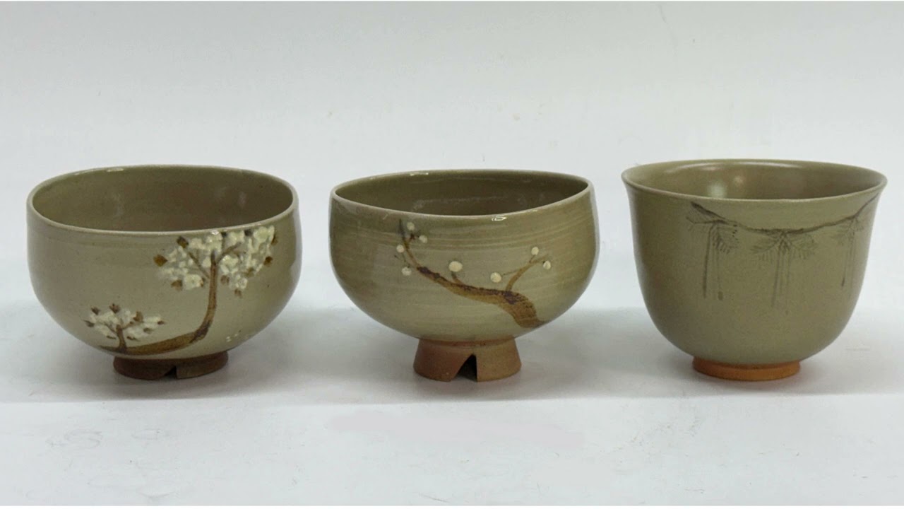 ☆ 虫明焼 水指 浦の春 裏千家 十四代 淡々斎の花押