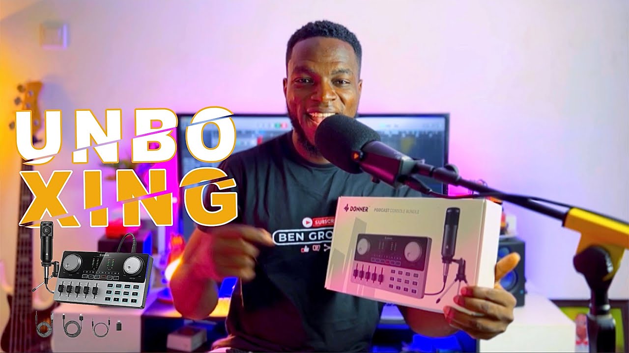 Unboxing Donner Podcast Console Bundle - YouTube