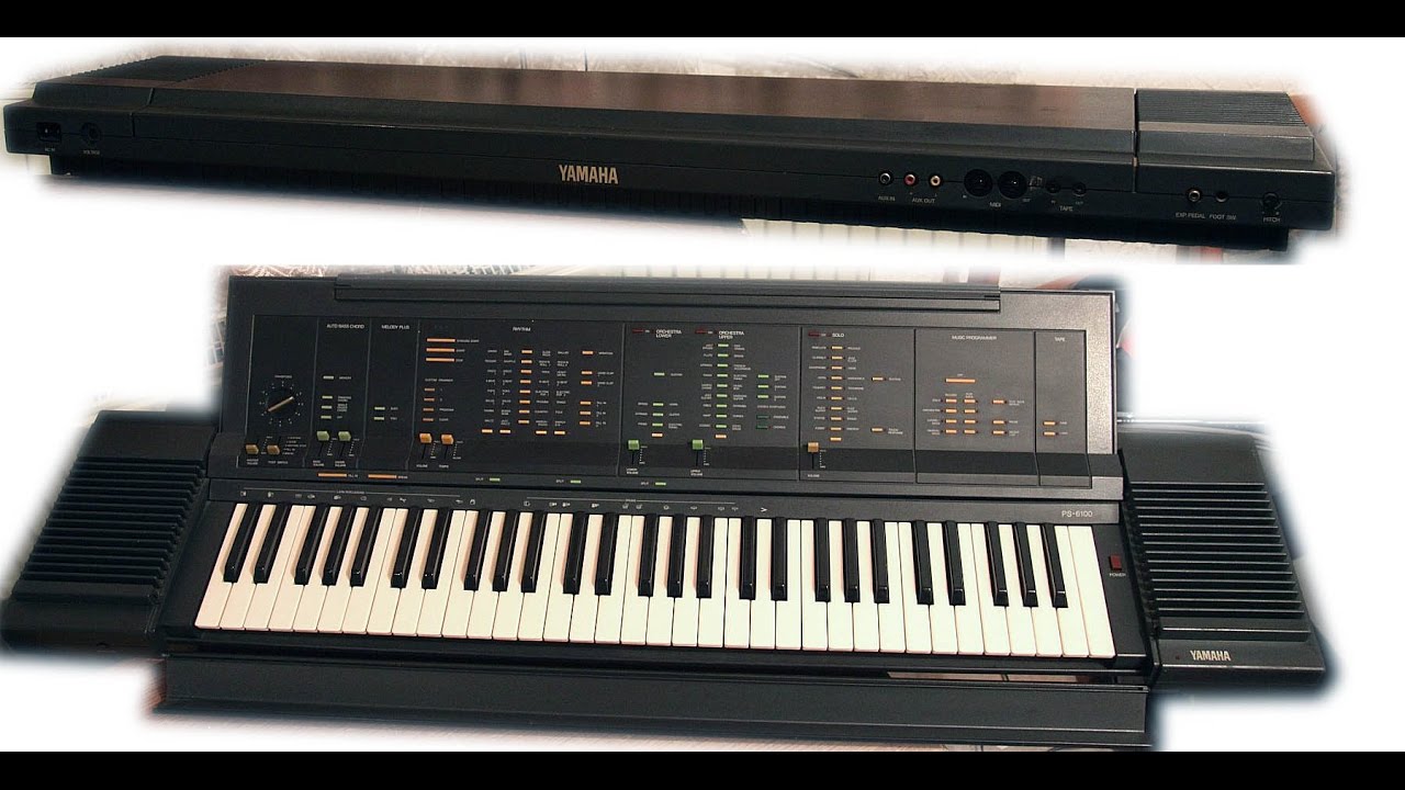 YAMAHA PORTATONE PS-6100・名作キーボーディシモ YAMAHA PORTATONE PS