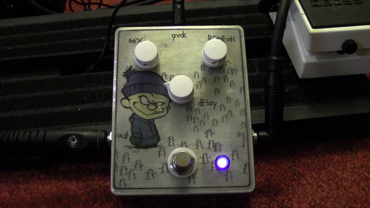Pedal Demo - Mad Professor Deep Blue Delay Clone - YouTube