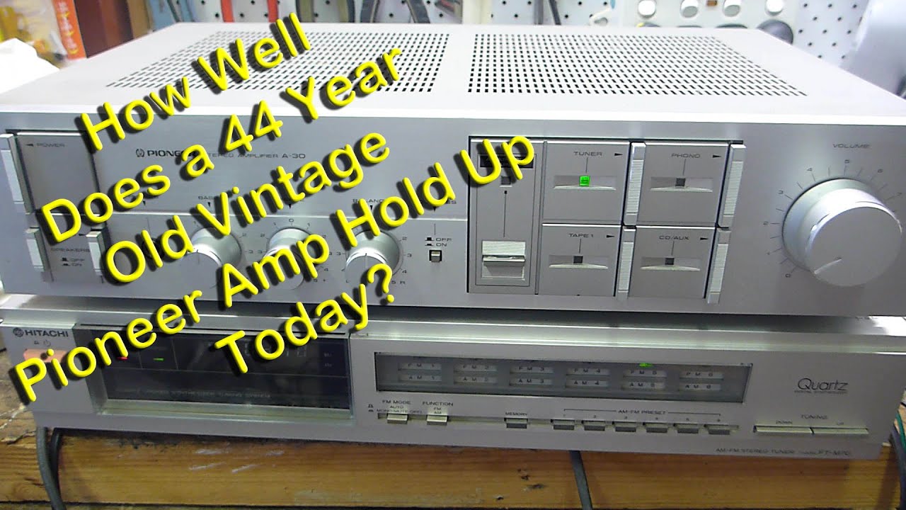 Vintage Pioneer A30 Integrated Amplifier - A Detailed Review - YouTube
