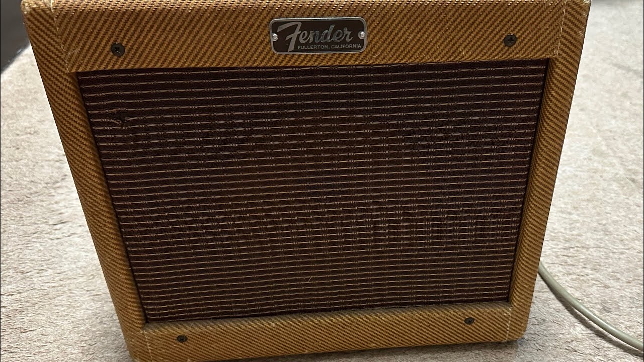 Fender tweed champ 1960.Fender のヴィンテージアンプ買ってみた