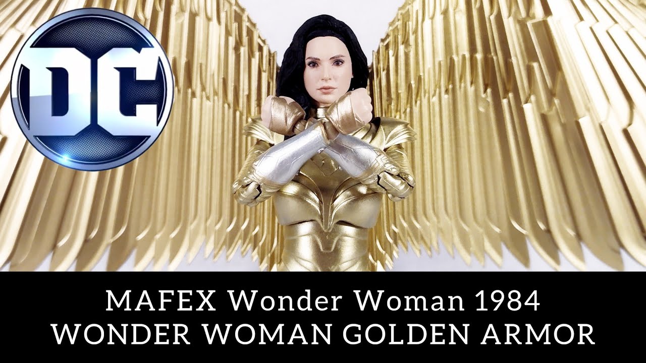 MAFEX WONDER WOMAN 1984 Wonder Woman Golden Armor Version - YouTube