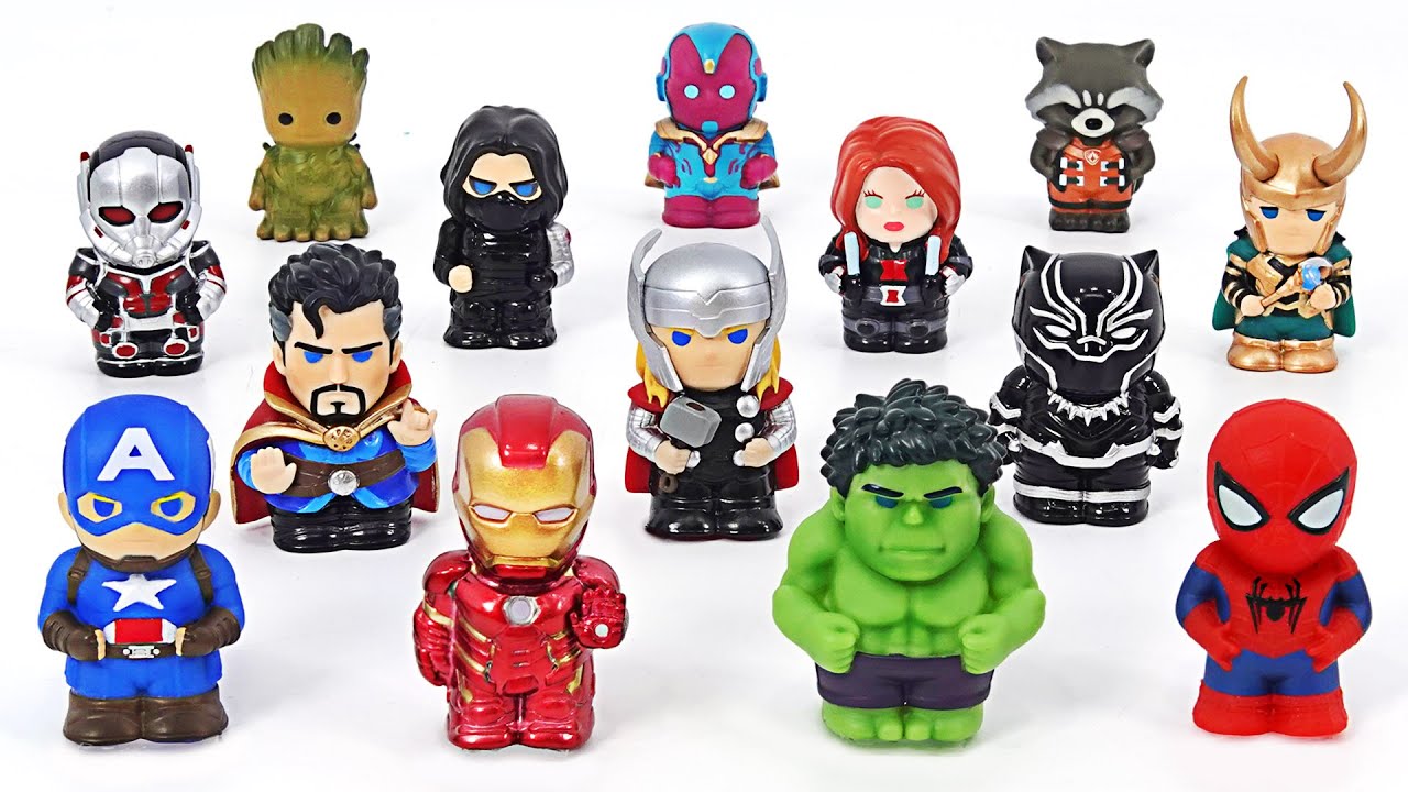 エンスカイ MARVEL SOFTVI PUPPET MASCOT 全14種 Amazon.co.jp