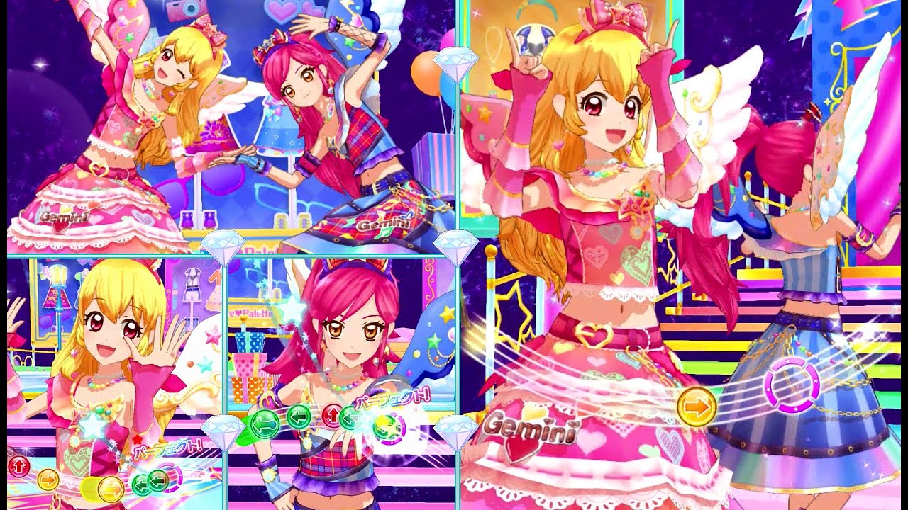 アイカツカード エンジェリージェミニ スイングジェミニ 星宮いちご 音