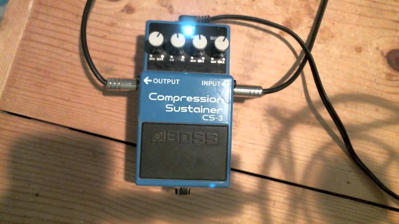 Boss CS-3 Mote Allums Opto Mod Review - YouTube