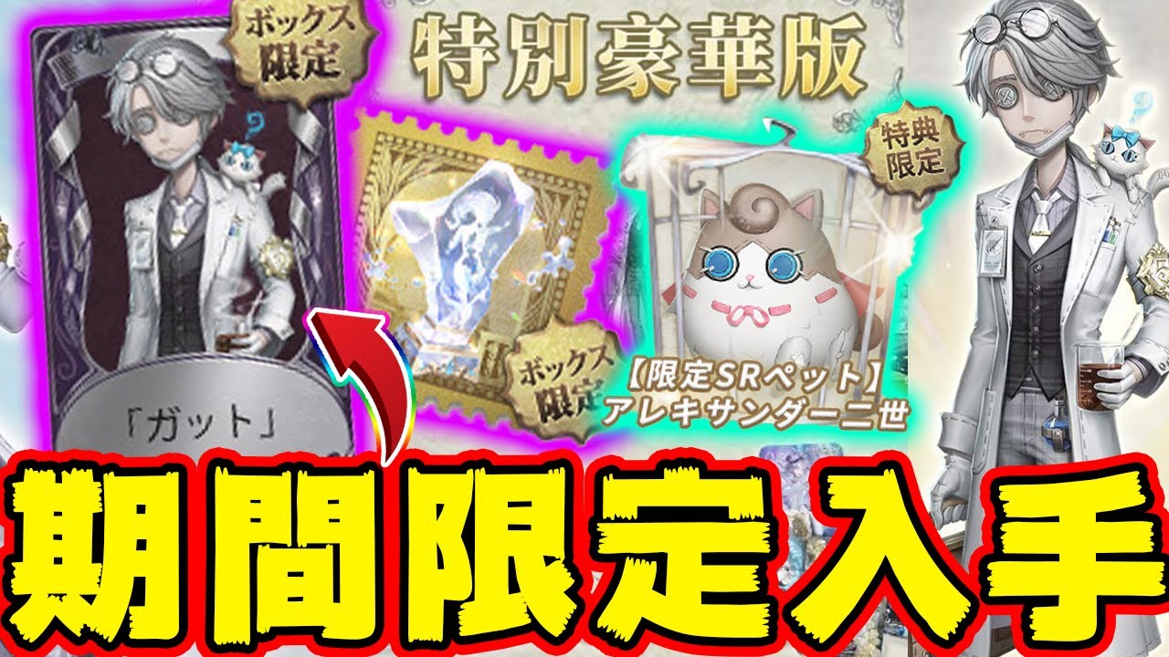 コード未使用】第五人格 IdentityV 5周年 オフラインパック ガット 第