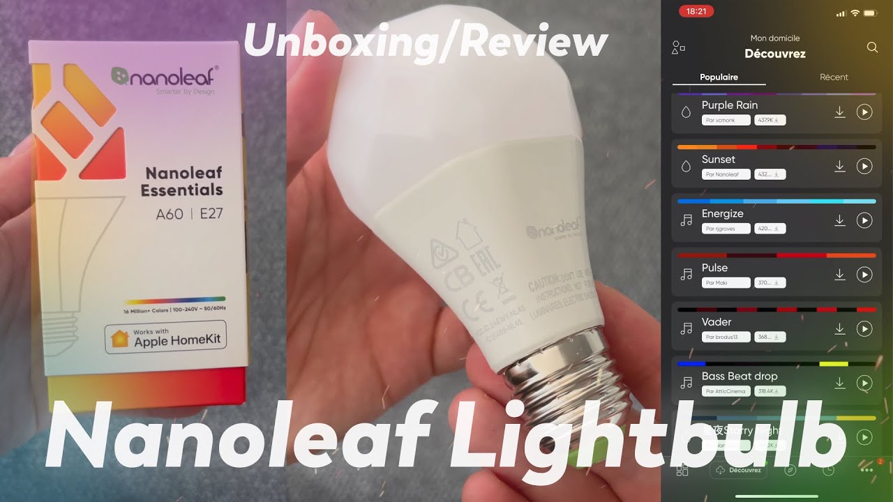 Nanoleaf Essentials A60スマートLED電球 9個入り Nanoleaf Essentials