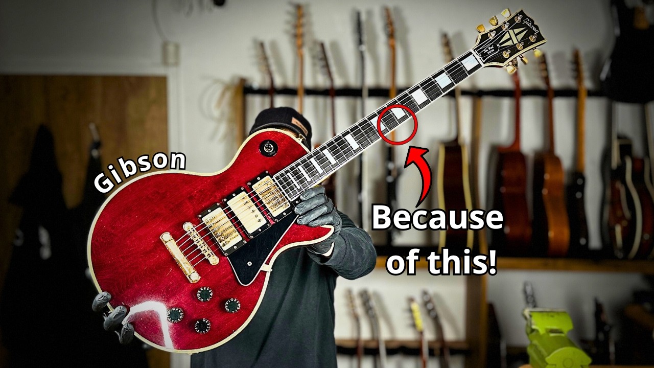 77年製 ファントム（マツモク製） レスポール カスタム タイプ - YouTube