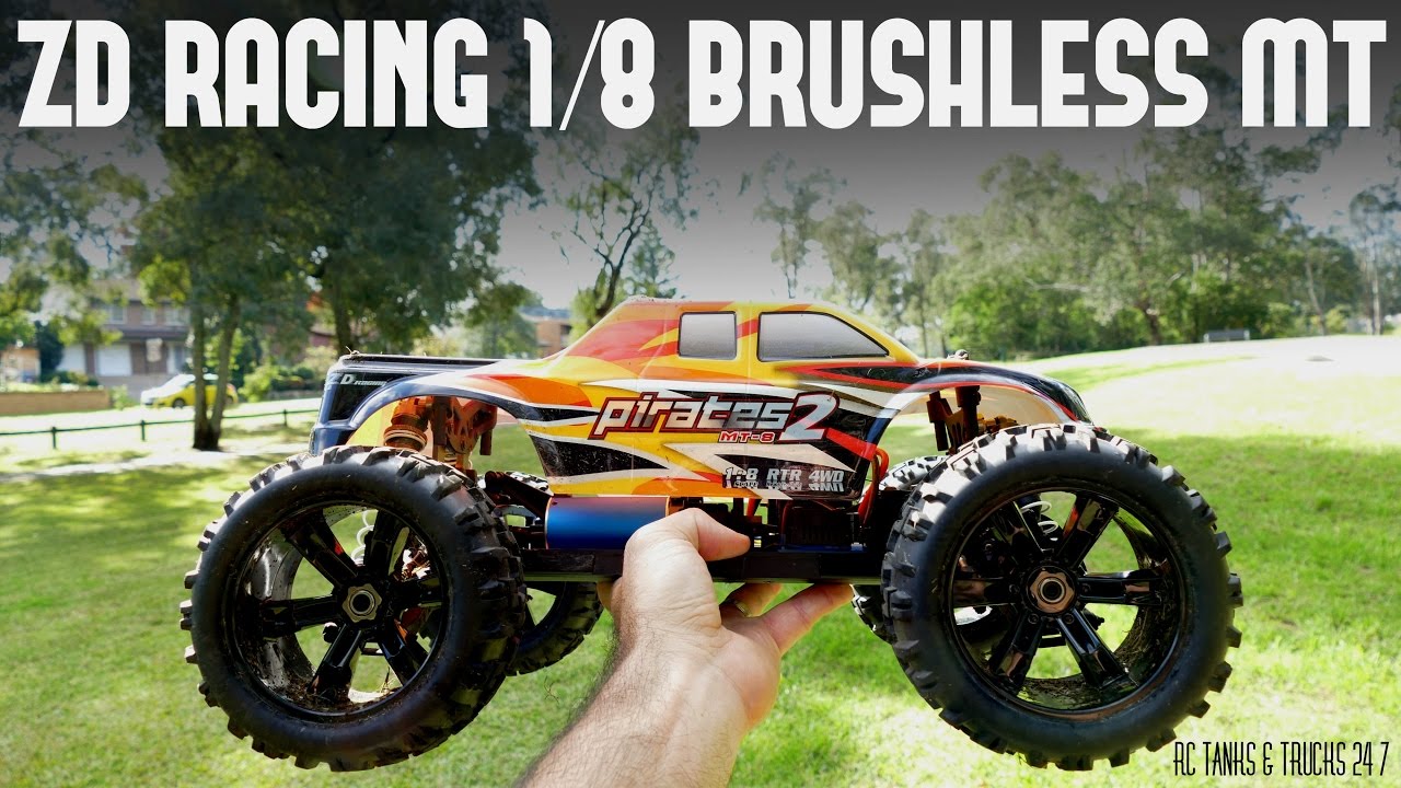 ZD Racing 1/8 Monster Truck UNDER $250 - First Bash - YouTube