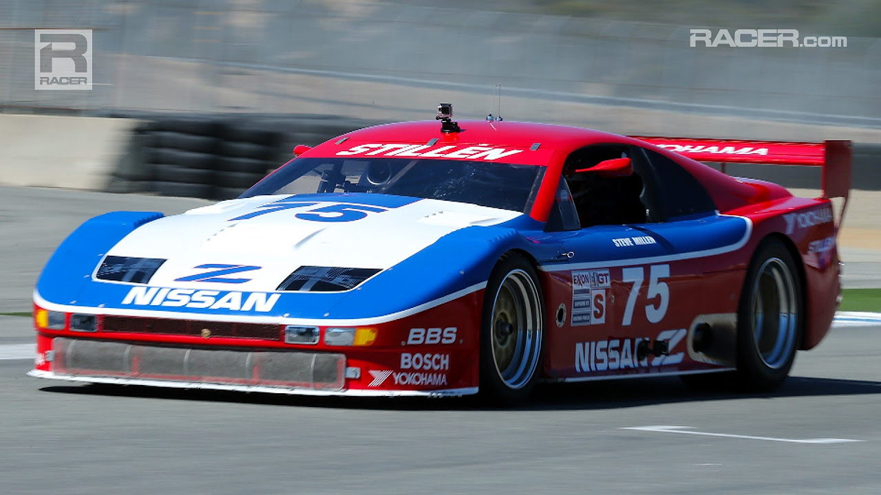 RACER: 1994 Nissan 300ZX IMSA GTS Visor Cam - YouTube