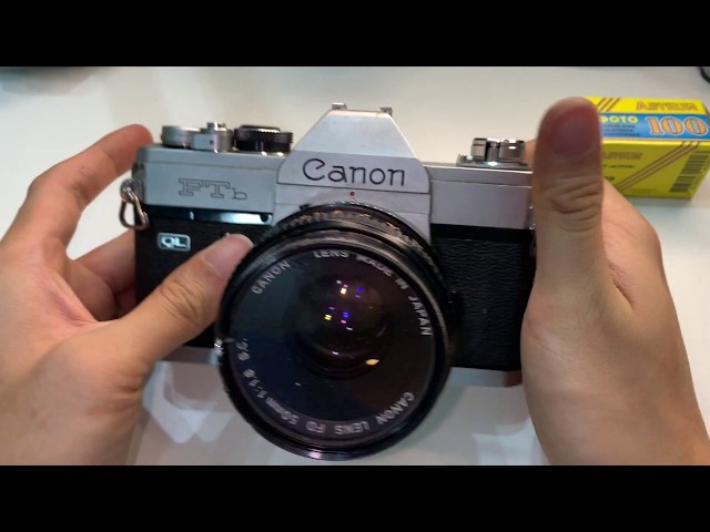 Canon FTb Camera with Canon FD 50mm 1:1.8 S.C. Lens ( Barg ) - YouTube
