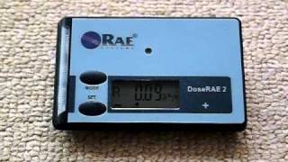 放射線測定器 RAE Systems DoseRAE2 レビュー