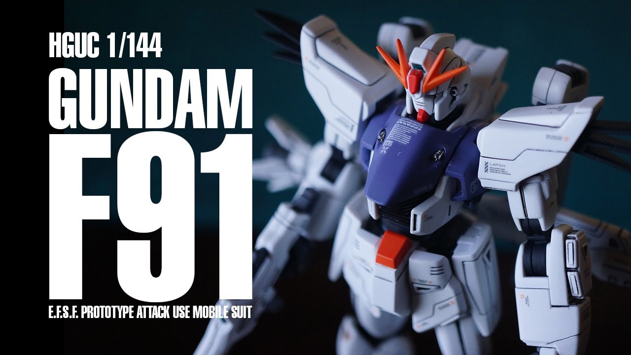 GUNPLA】HGUC 1/144 GUNDAM F91 BUILD - YouTube
