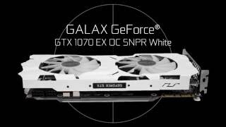 GALAX GeForce® GTX 1070 EXOC-SNPR WHITE - YouTube