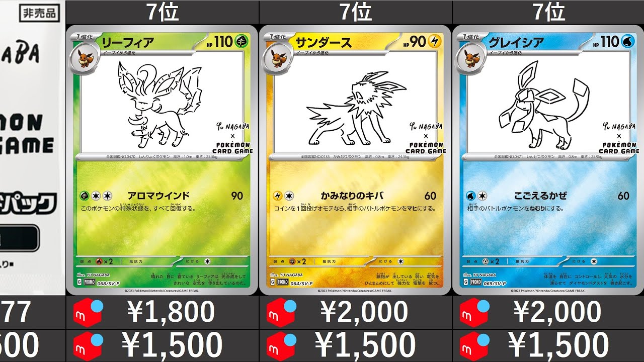 BGS10 GLゴールドラベル】yu nagaba 長場雄 イーブイ ブイズ BGS10 GL