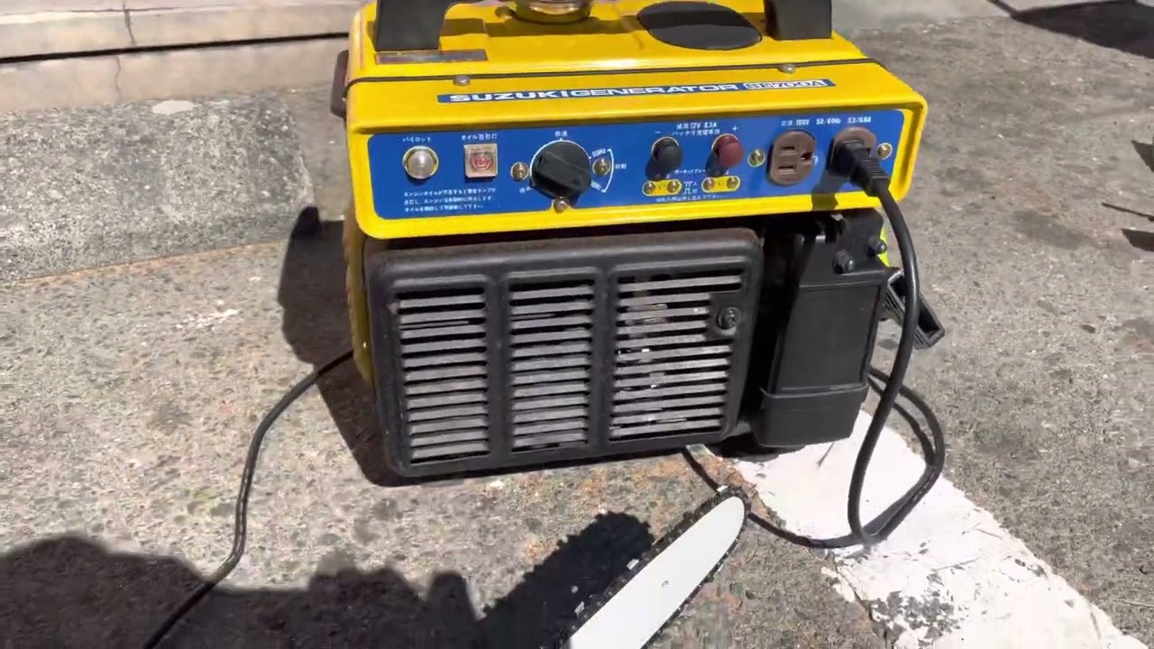 工具一番館藤枝】スズキ 発電機 SE700A 動作確認 - YouTube