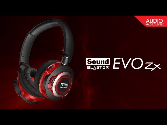 Introducing Sound Blaster EVO Zx Bluetooth Wireless Headset with